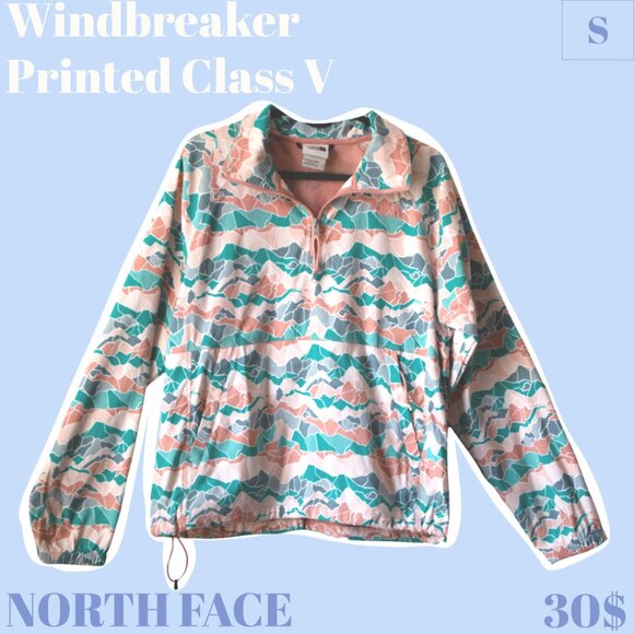 North Face - Windbreaker Printed Class V - Picture 1 of 4